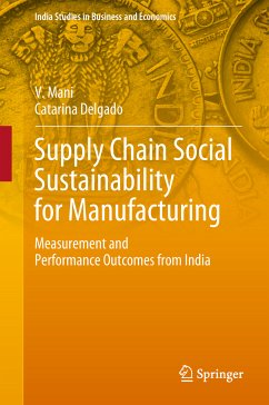 Supply Chain Social Sustainability for Manufacturing (eBook, PDF) - Mani, V.; Delgado, Catarina