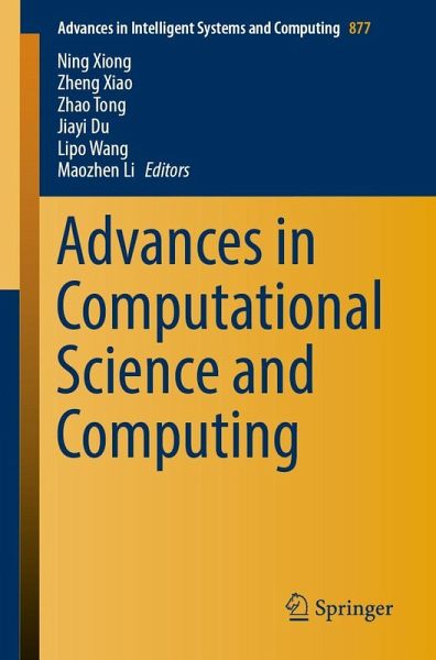 Advances in Computational Science and Computing (eBook, PDF)