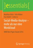 Social-Media-Analyse – mehr als nur eine Wordcloud (eBook, PDF)