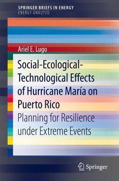 Social-Ecological-Technological Effects of Hurricane María on Puerto Rico (eBook, PDF) - Lugo, Ariel E.