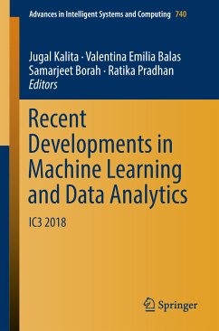 Recent Developments in Machine Learning and Data Analytics (eBook, PDF)