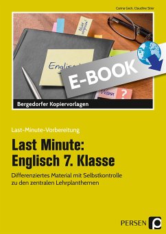 Last Minute: Englisch 7. Klasse (eBook, PDF) - Geck, Carina; Stier, Claudine