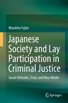 Japanese Society and Lay Participation in Criminal Justice (eBook, PDF) - Fujita, Masahiro
