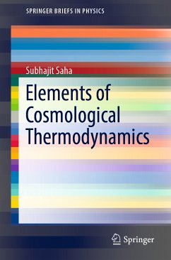 Elements of Cosmological Thermodynamics (eBook, PDF) - Saha, Subhajit