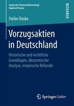 Vorzugsaktien in Deutschland (eBook, PDF) - Daske, Stefan