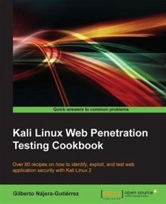 Kali Linux Web Penetration Testing Cookbook (eBook, PDF) - Najera-Gutierrez, Gilberto