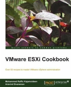 VMware ESXi Cookbook (eBook, PDF) - Raffic Kajamoideen, Mohammed