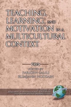 Teaching, Learning, and Motivation in a Multicultural Context (eBook, ePUB)