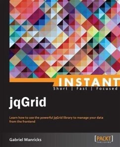 Instant jqGrid (eBook, PDF) - Manricks, Gabriel