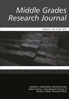 Cover Middle Grades Research Journal - Single Issue (eBook, ePUB)