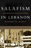 Salafism in Lebanon (eBook, ePUB)