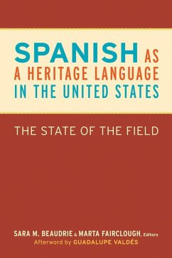 Cover Spanish as a Heritage Language in the United States (eBook, ePUB)