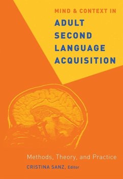 Mind and Context in Adult Second Language Acquisition (eBook, ePUB)