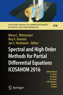 Spectral and High Order Methods for Partial Differential Equations ICOSAHOM 2016 (eBook, PDF)