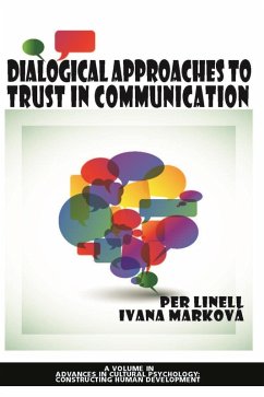 Cover Dialogical Approaches to Trust in Communication (eBook, ePUB)