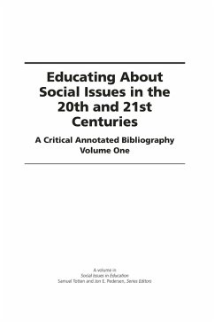 Educating About Social Issues in the 20th and 21st Centuries Vol 1 (eBook, ePUB)