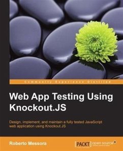 Web App Testing Using Knockout.JS (eBook, PDF) - Messora, Roberto