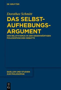 Das Selbstaufhebungsargument (eBook, ePUB) - Schmitt, Dorothee