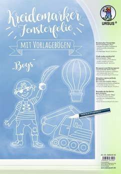 Cover URSUS Kreidemarker-Fensterfolie mit Vorlagebögen 