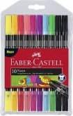Faber-Castell Doppelfasermaler 10er Etui neon