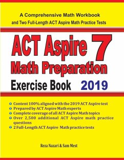 ACT Aspire 7 Math Preparation Exercise Book - Nazari, Reza; Mest, Sam