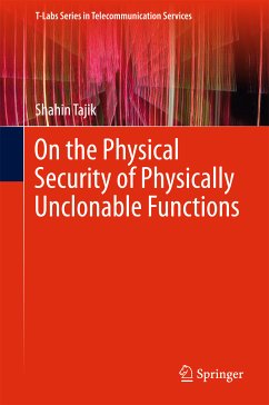 On the Physical Security of Physically Unclonable Functions (eBook, PDF) - Tajik, Shahin