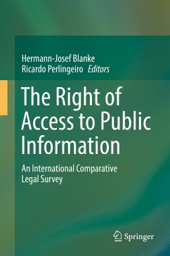 The Right of Access to Public Information (eBook, PDF)