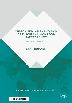 Customized Implementation of European Union Food Safety Policy (eBook, PDF) - Thomann, Eva