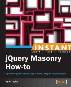 Cover Instant jQuery Masonry How-to (eBook, PDF)
