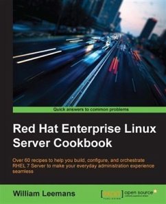 Red Hat Enterprise Linux Server Cookbook (eBook, PDF) - Leemans, William