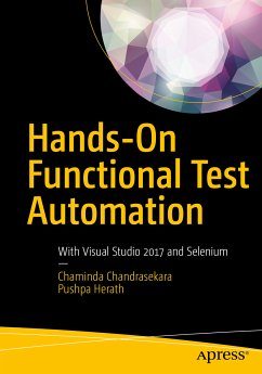 Hands-On Functional Test Automation (eBook, PDF) - Chandrasekara, Chaminda; Herath, Pushpa