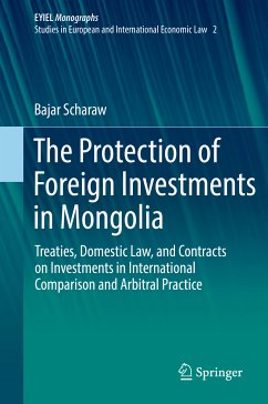 The Protection of Foreign Investments in Mongolia (eBook, PDF) - Scharaw, Bajar