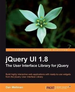 jQuery UI 1.8 The User Interface Library for jQuery (eBook, PDF) - Wellman, Dan