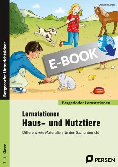 Lernstationen Haus- und Nutztiere (eBook, PDF) - Schub, Christine