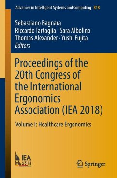 Cover Proceedings of the 20th Congress of the International Ergonomics Association (IEA 2018) (eBook, PDF)