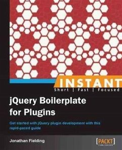 Instant jQuery Boilerplate for Plugins (eBook, PDF) - Fielding, Jonathan