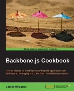 Backbone.js Cookbook (eBook, PDF) - Mirgorod, Vadim