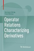Operator Relations Characterizing Derivatives (eBook, PDF)