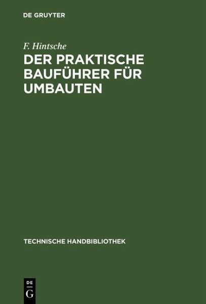 Der praktische Bauführer für Umbauten (eBook, PDF)