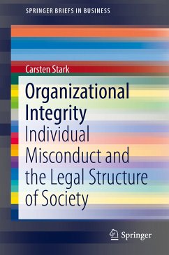 Organizational Integrity (eBook, PDF) - Stark, Carsten