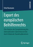 Export des europäischen Beihilfenrechts (eBook, PDF)