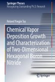 Chemical Vapor Deposition Growth and Characterization of Two-Dimensional Hexagonal Boron Nitride (eBook, PDF)