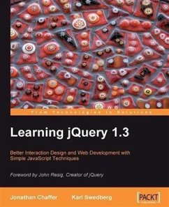 Learning jQuery 1.3 (eBook, PDF) - Chaffer, Jonathan