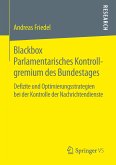Blackbox Parlamentarisches Kontrollgremium des Bundestages (eBook, PDF)