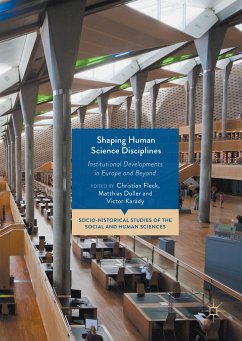 Shaping Human Science Disciplines (eBook, PDF)