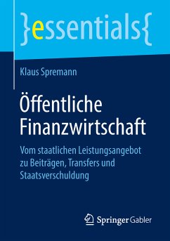Öffentliche Finanzwirtschaft (eBook, PDF) - Spremann, Klaus