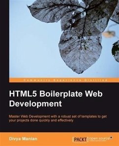 HTML5 Boilerplate Web Development (eBook, PDF) - Manian, Divya