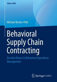 Behavioral Supply Chain Contracting (eBook, PDF) - Becker-Peth, Michael