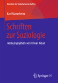 Schriften zur Soziologie (eBook, PDF)