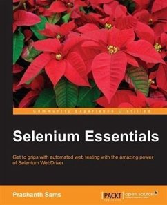 Selenium Essentials (eBook, PDF) - Sams, Prashanth
